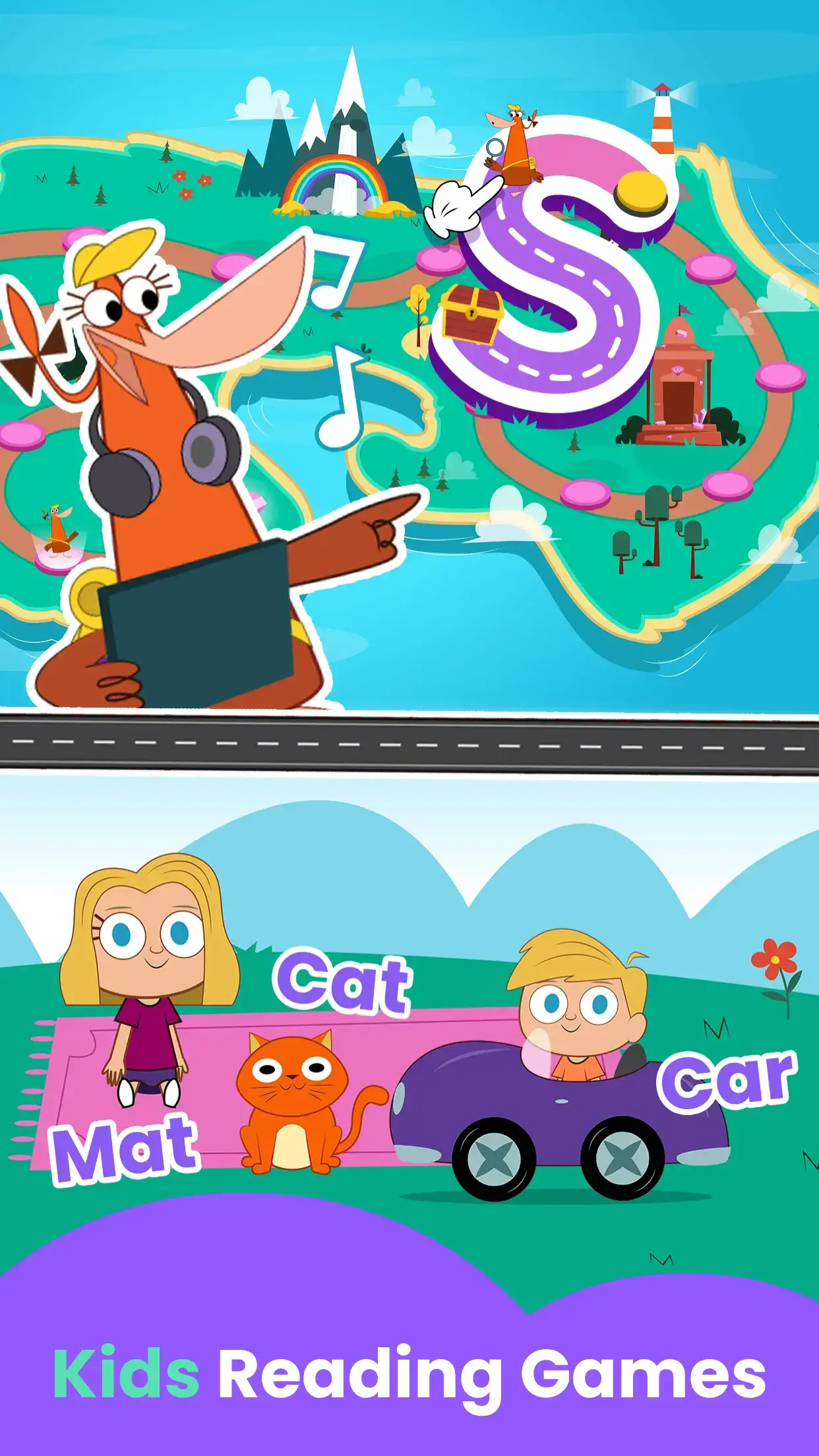 reading games for kids gameplay screenshot 1
